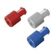 BBraun Combi-Stopper Luer Lock Fitting Male and Female Blue