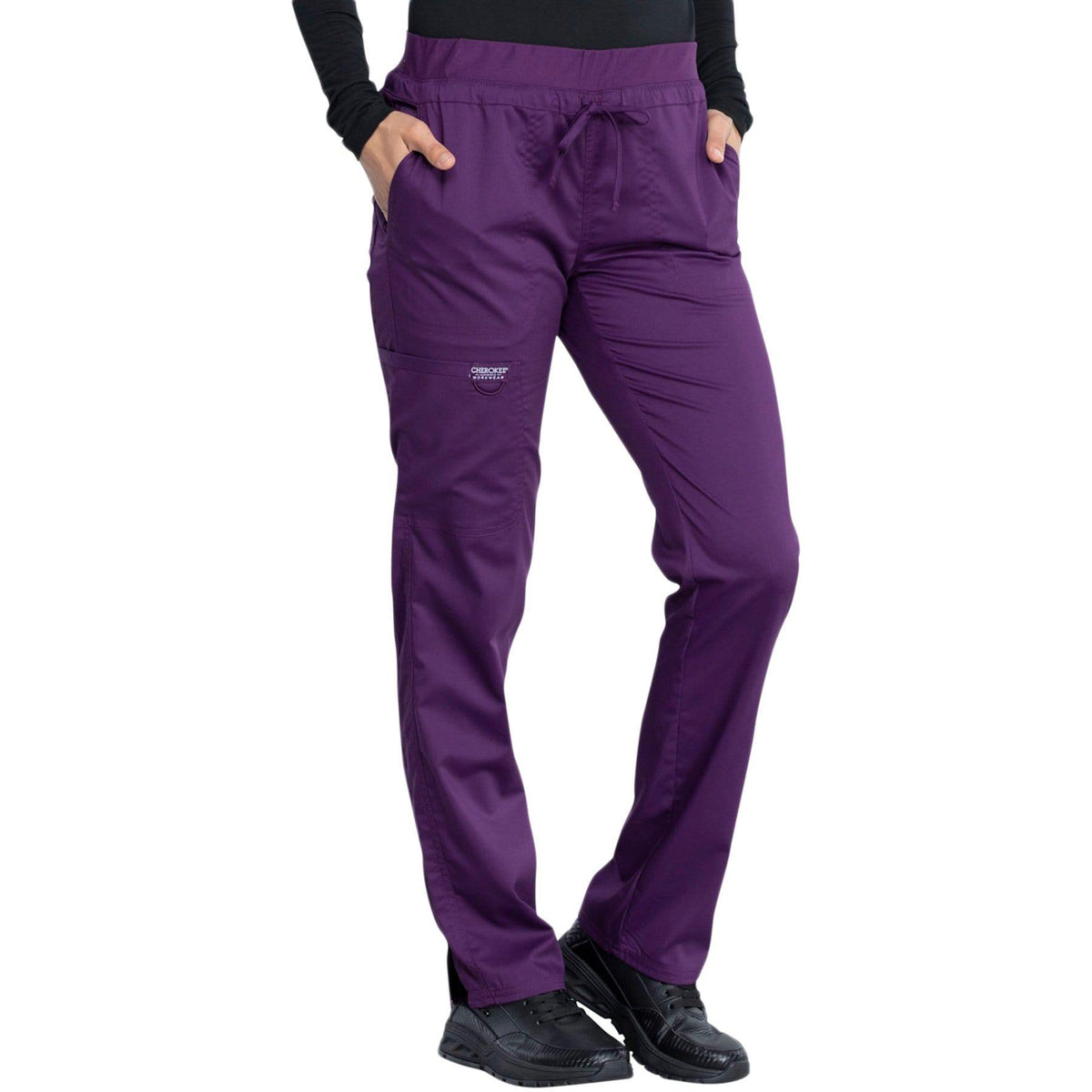 Cherokee Revolution WW105 Scrubs Pant Women Eggplant - Vet Equip Australia