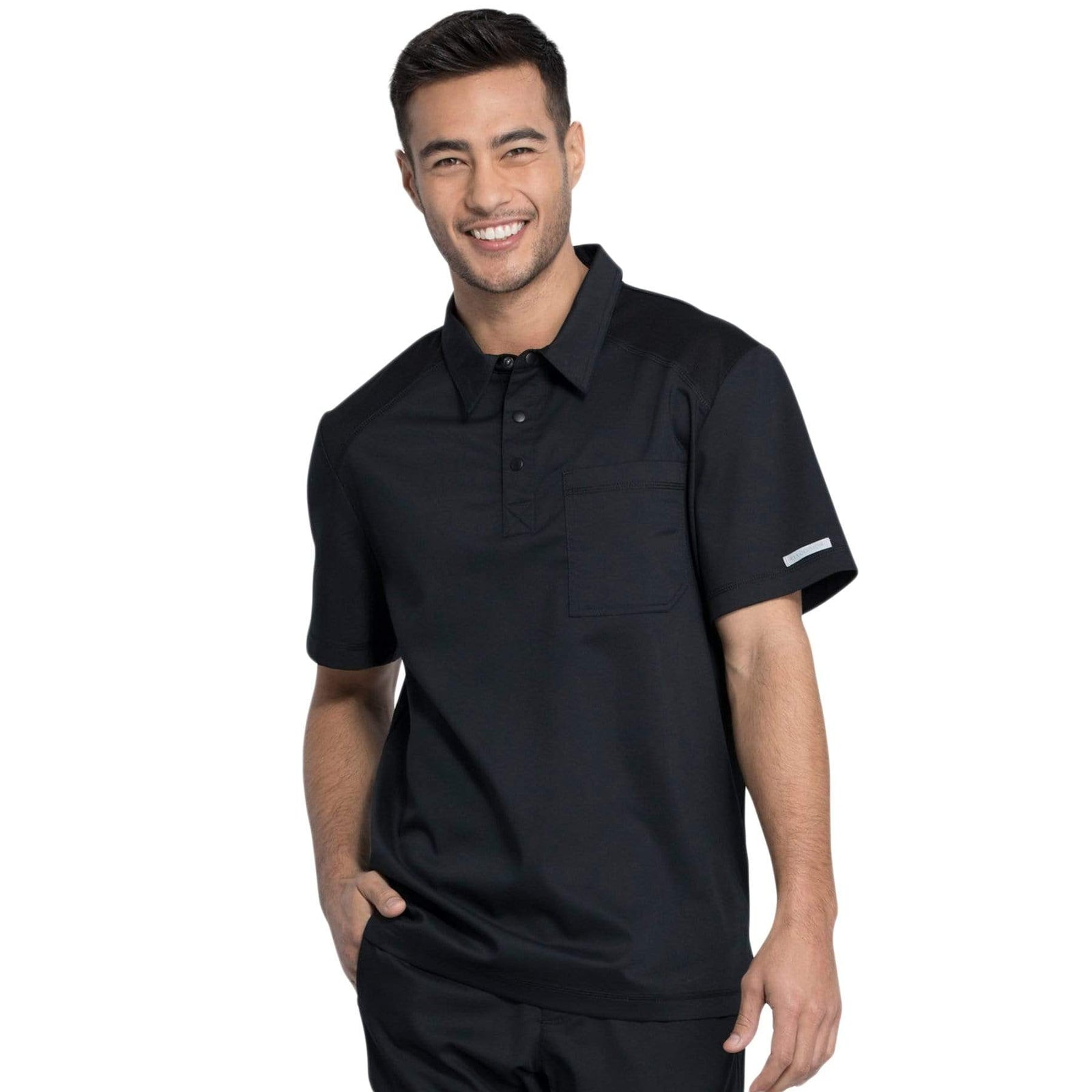 Cherokee Revolution WW615 Scrubs Top Men Black
