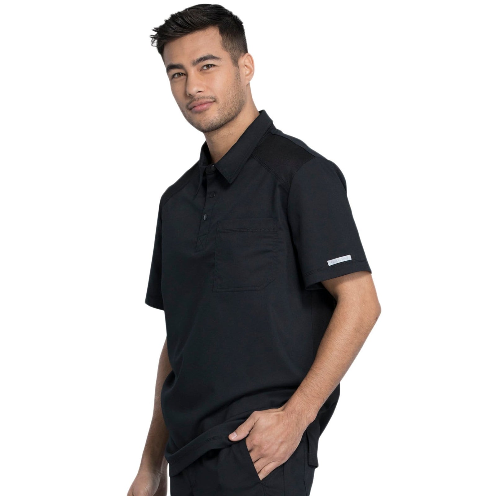 Cherokee Revolution WW615 Scrubs Top Men Black