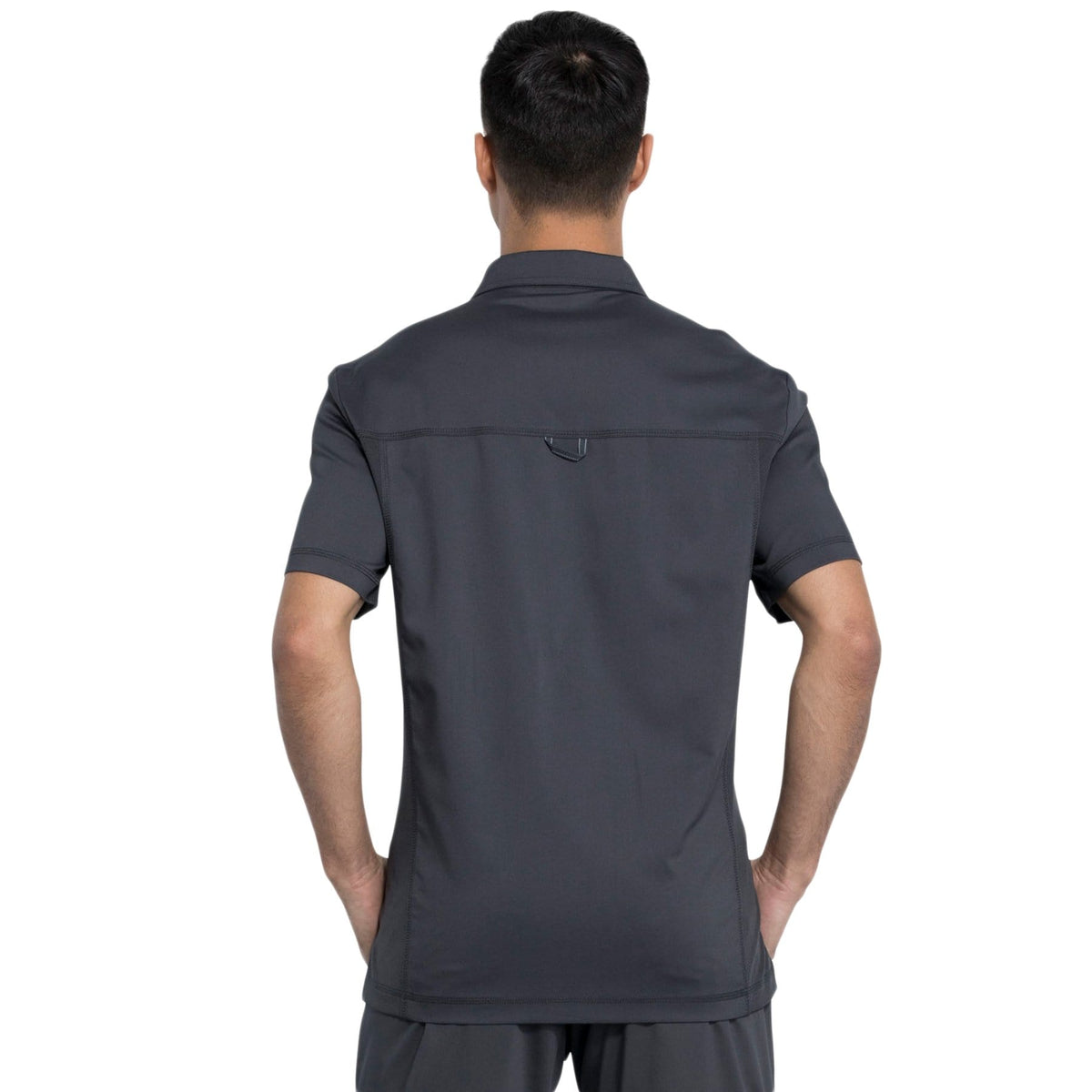 Cherokee Revolution WW615 Scrubs Top Men Pewter