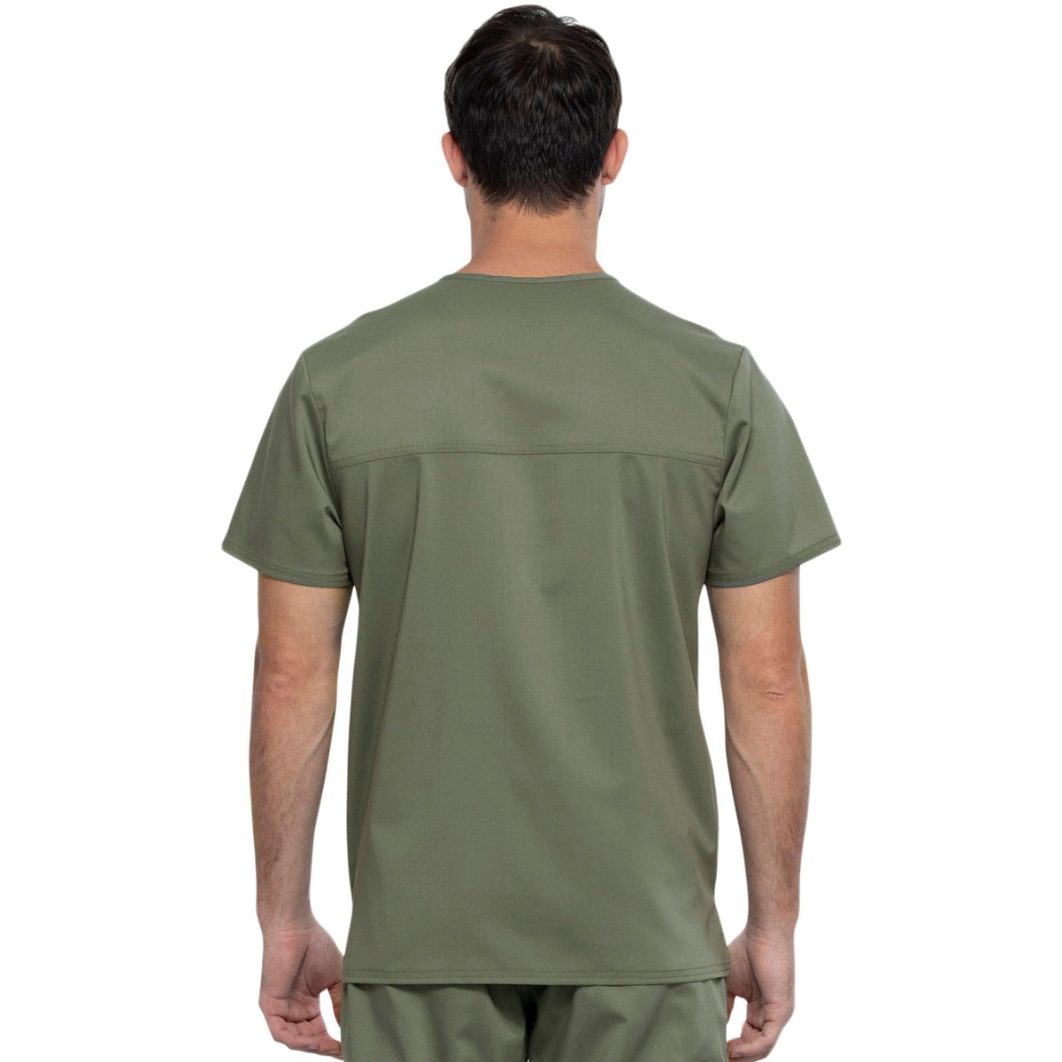 Cherokee Revolution WW670 Scrubs Top Men Olive