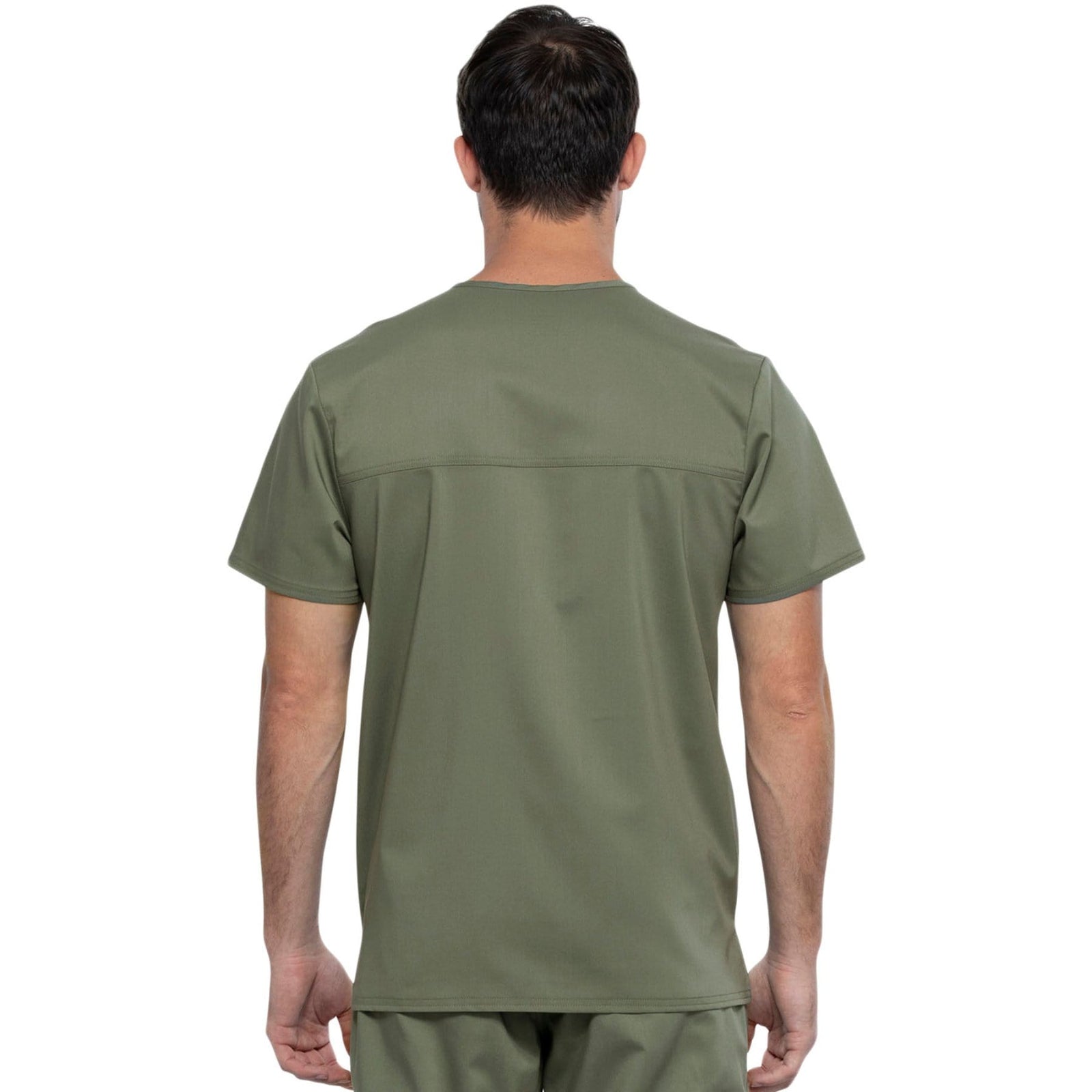 Cherokee Revolution WW670 Scrubs Top Men Olive