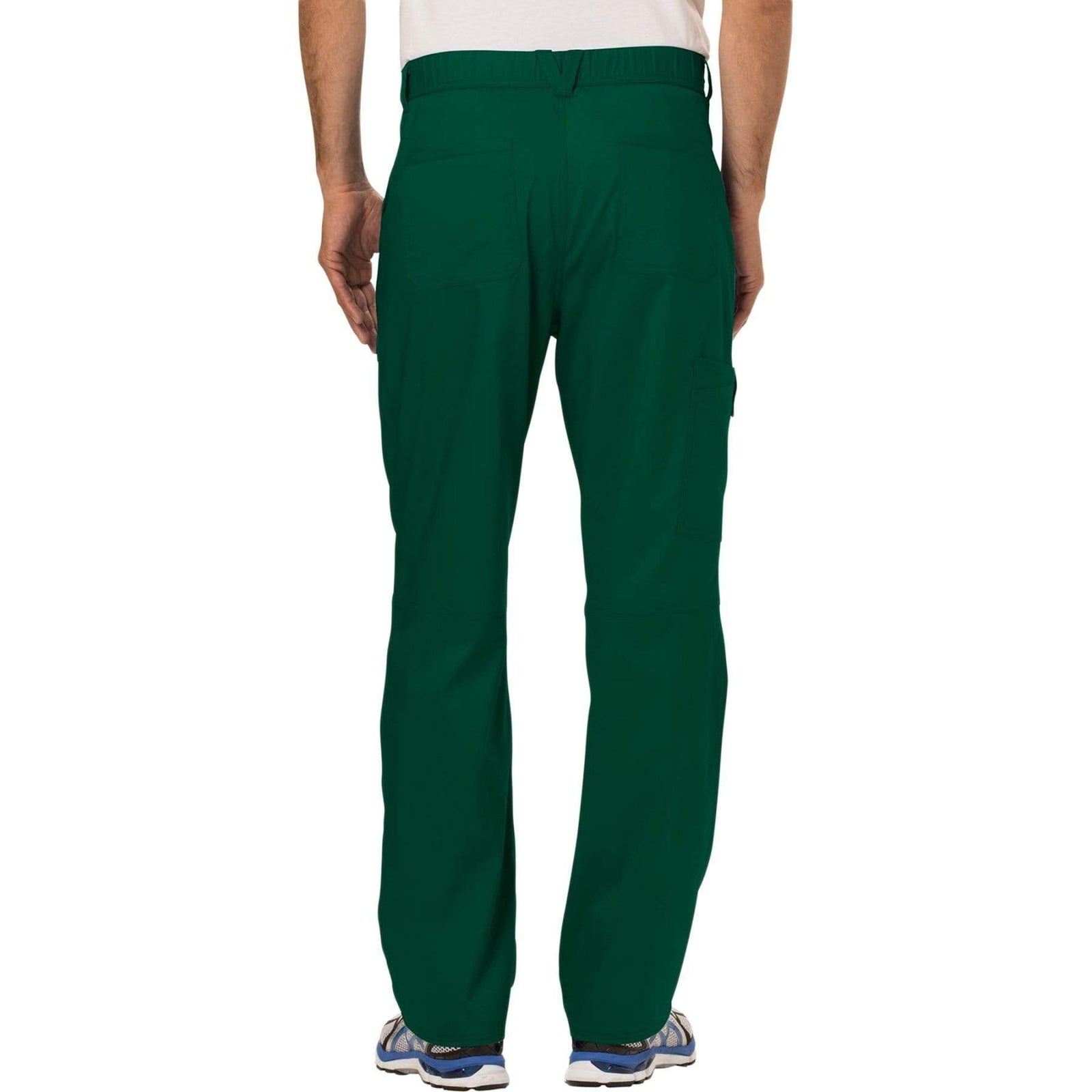 Cherokee Workwear Revolution WW140 Scrubs Pants Men's Fly Front Hunter Green