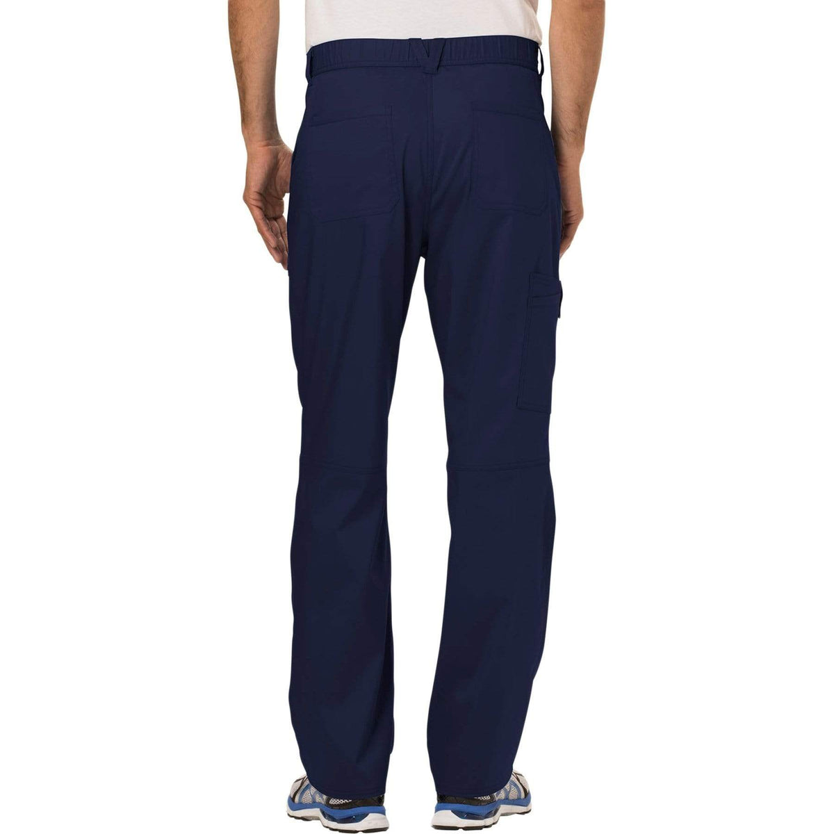 Cherokee Workwear Revolution WW140 Scrubs Pants Men's Fly Front Navy