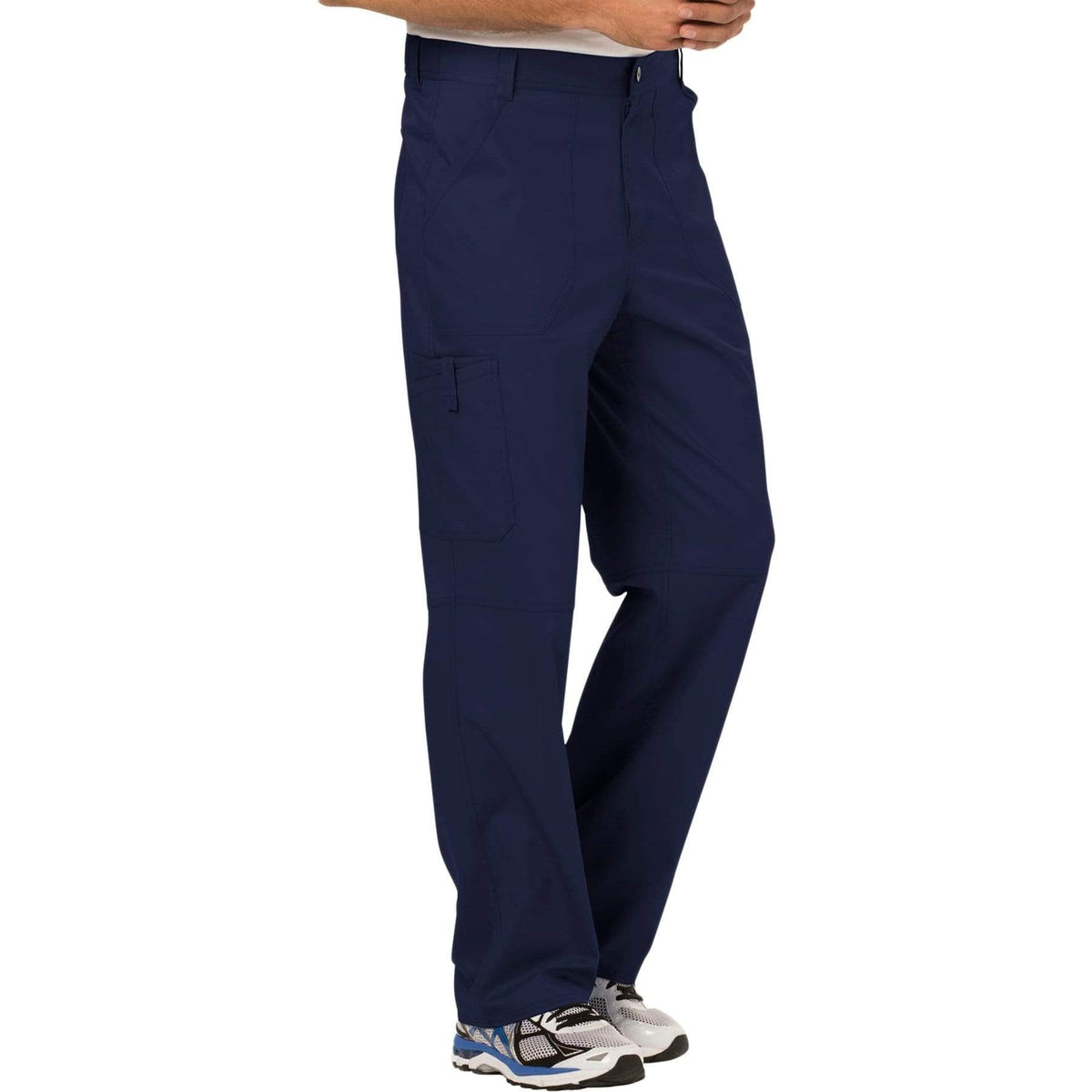 Cherokee Workwear Revolution WW140 Scrubs Pants Men's Fly Front Navy