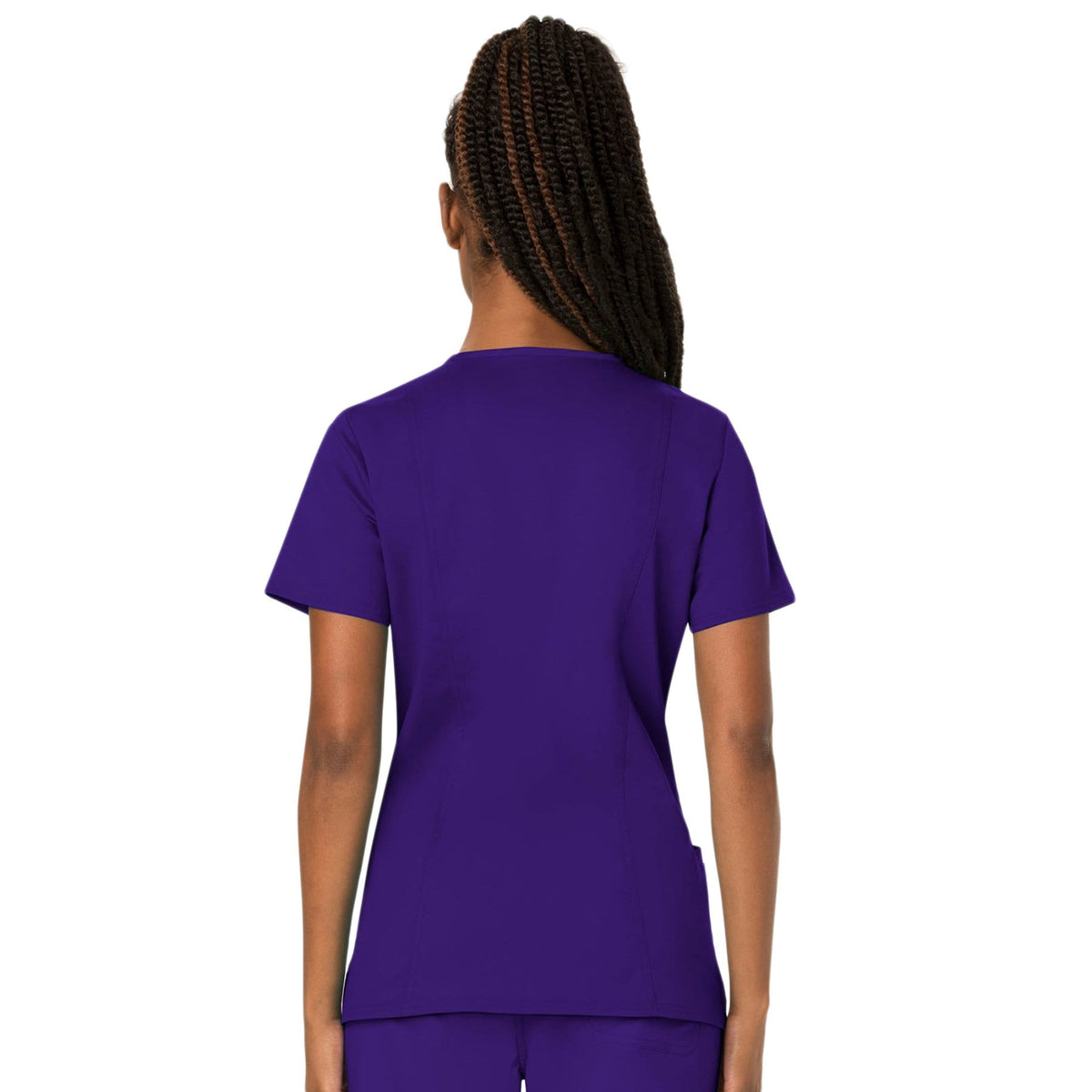 Cherokee Workwear Revolution WW620 Scrubs Top Women's V-Neck Grape