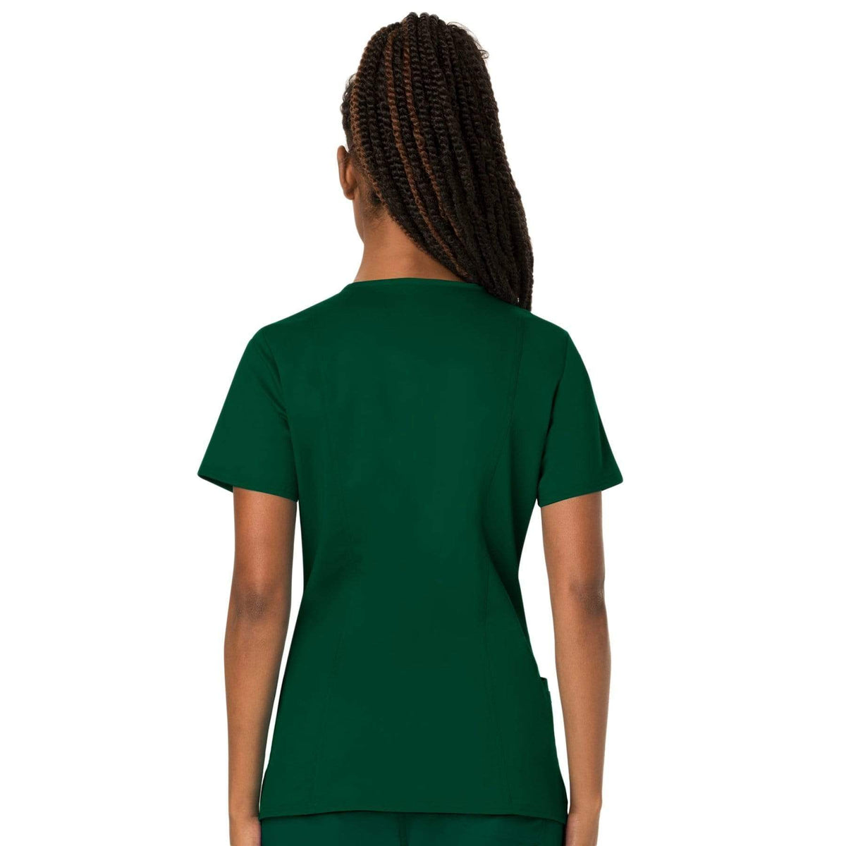 Cherokee Workwear Revolution WW620 Scrubs Top Women's V-Neck Hunter Green