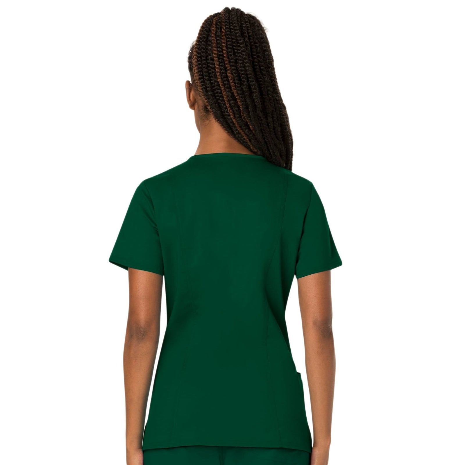 Cherokee Workwear Revolution WW620 Scrubs Top Women's V-Neck Hunter Green