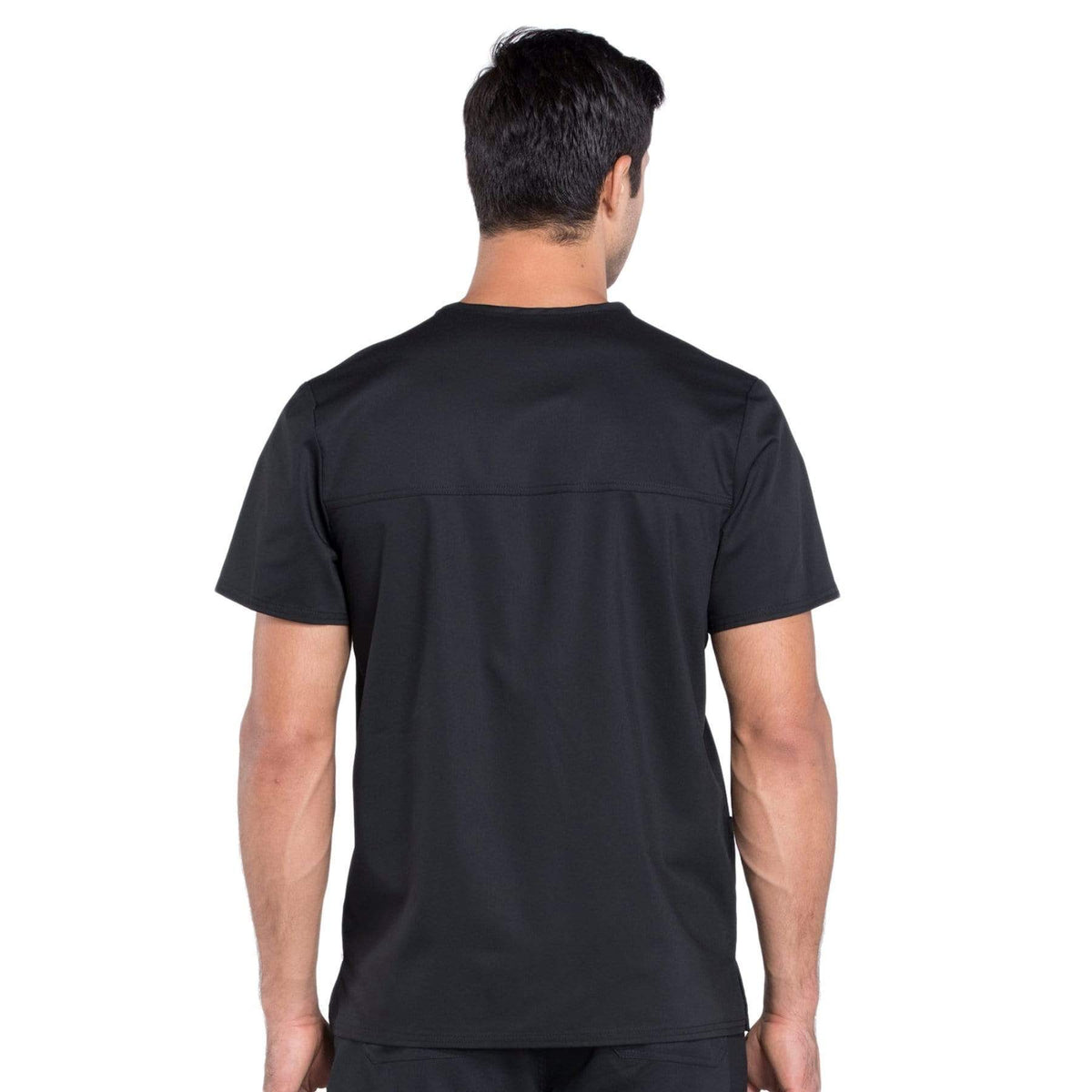Cherokee Workwear Revolution WW670 Scrubs Top Men's V-Neck Black
