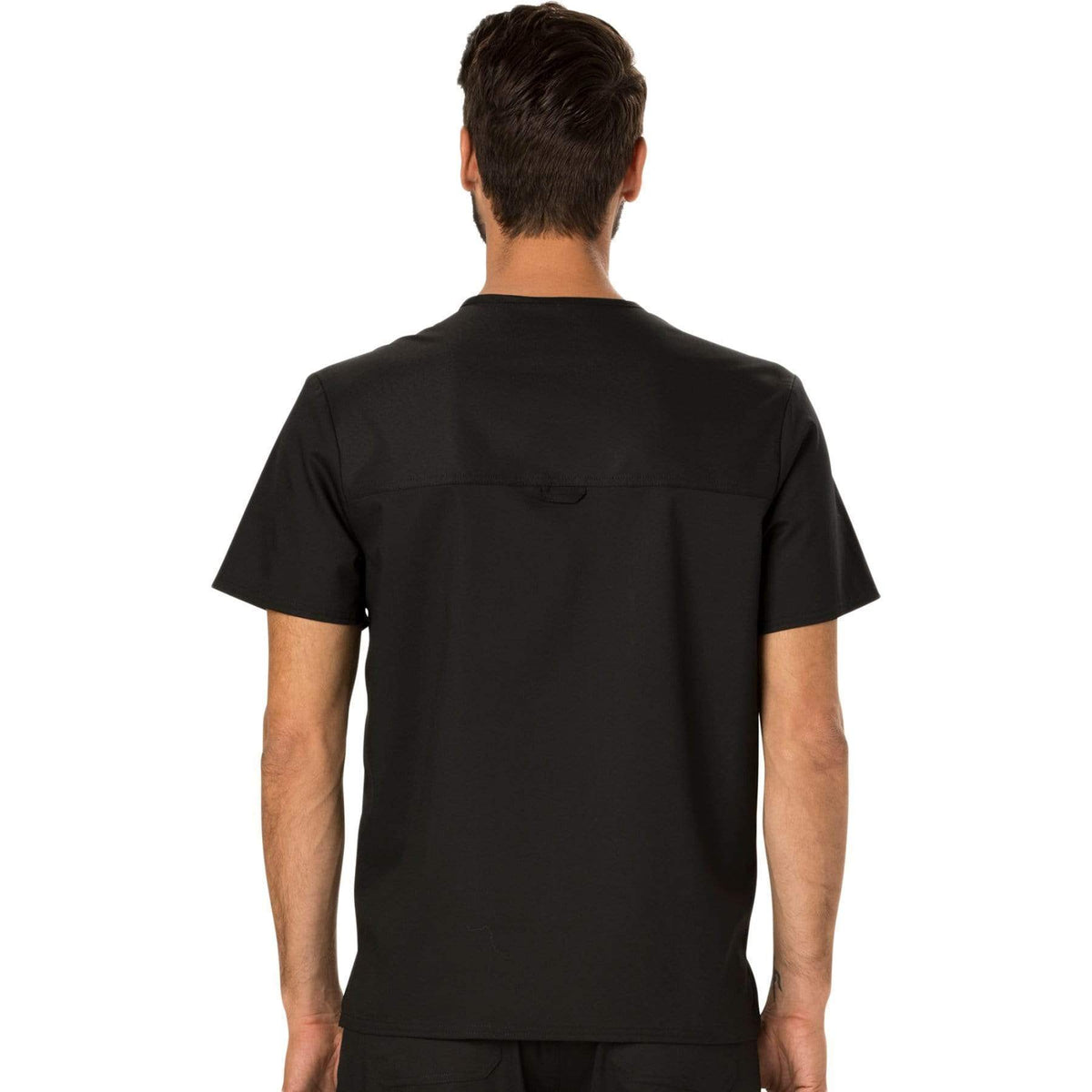 Cherokee Workwear Revolution WW690 Scrubs Top Men's V-Neck Black