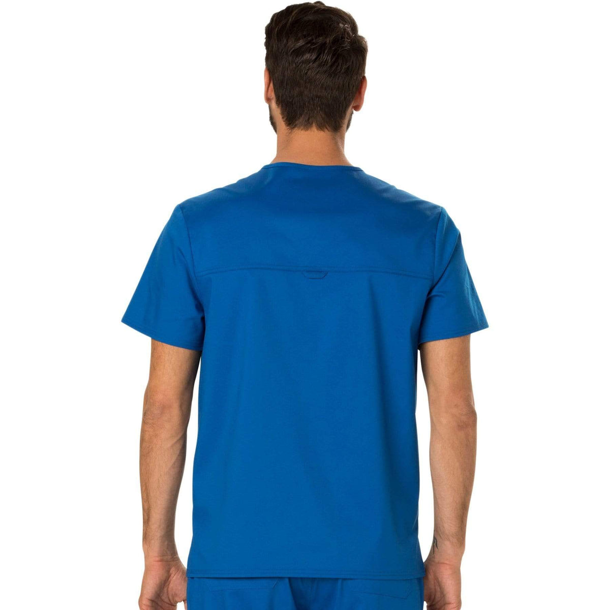 Cherokee Workwear Revolution WW690 Scrubs Top Men's V-Neck Royal