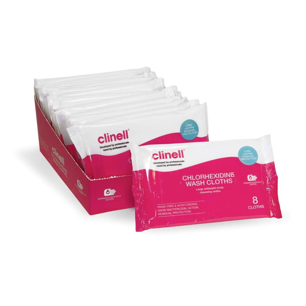 Clinell Body Wipes Clinell Chlorhexidine Wash Cloths