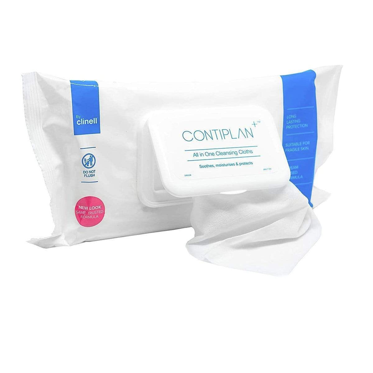 Clinell Contiplan Continence Cleansing Wipes