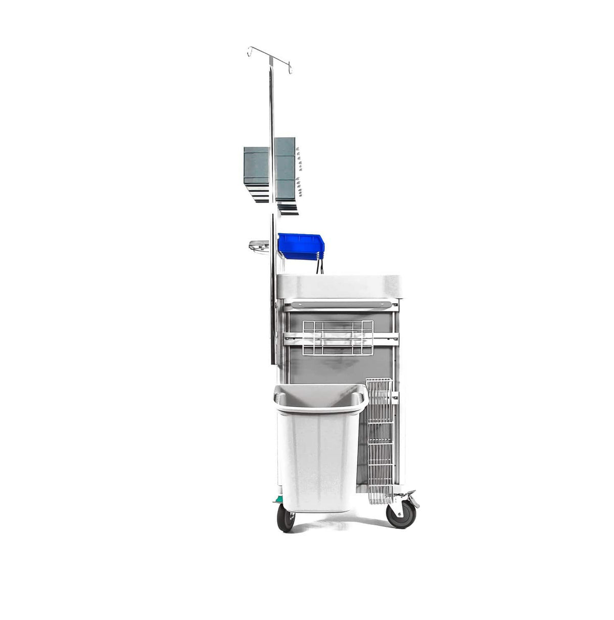 Clinicart 34inch Emergency Cart Silver