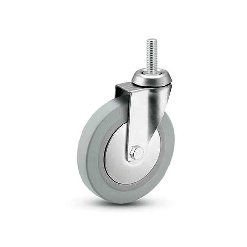 Clinicart Caster w/o brake for instrument trolley 2pc