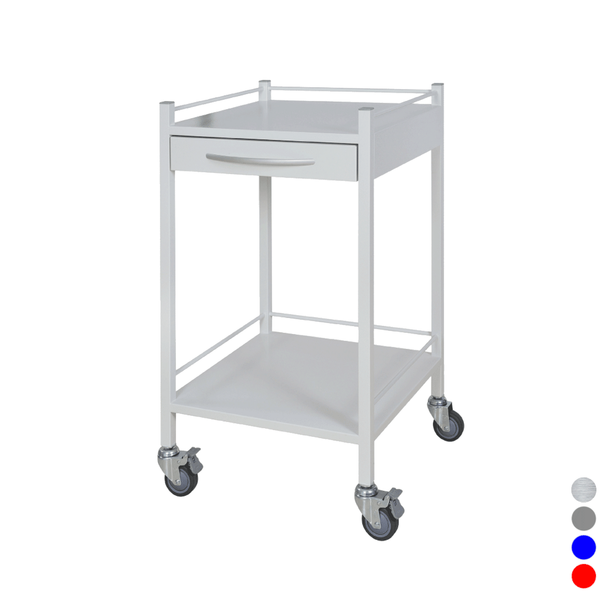 Clinicart Dressing Instrument Trolley 50cm x 50cm 1 Drawer