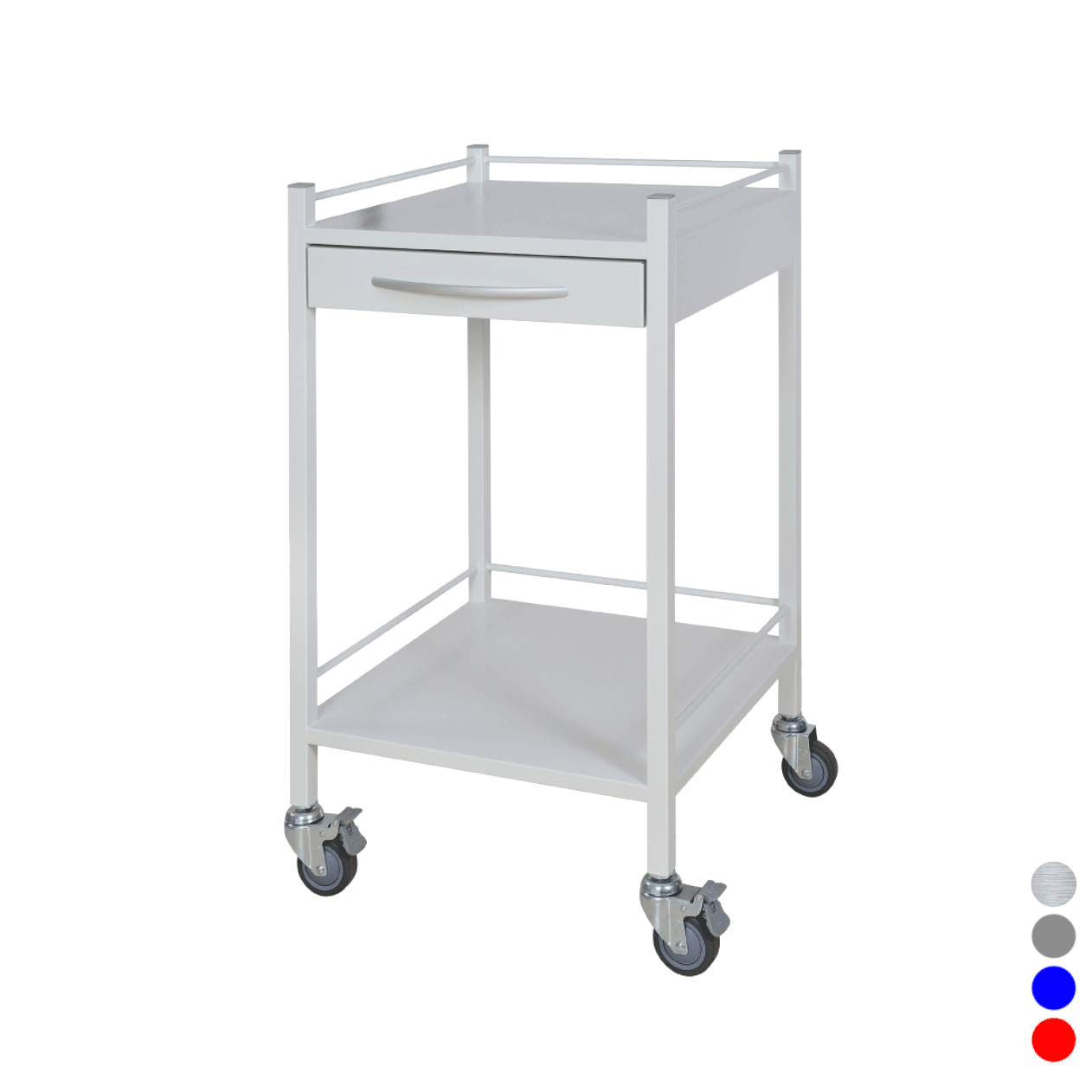 Clinicart Dressing Instrument Trolley 50cm x 50cm 1 Drawer