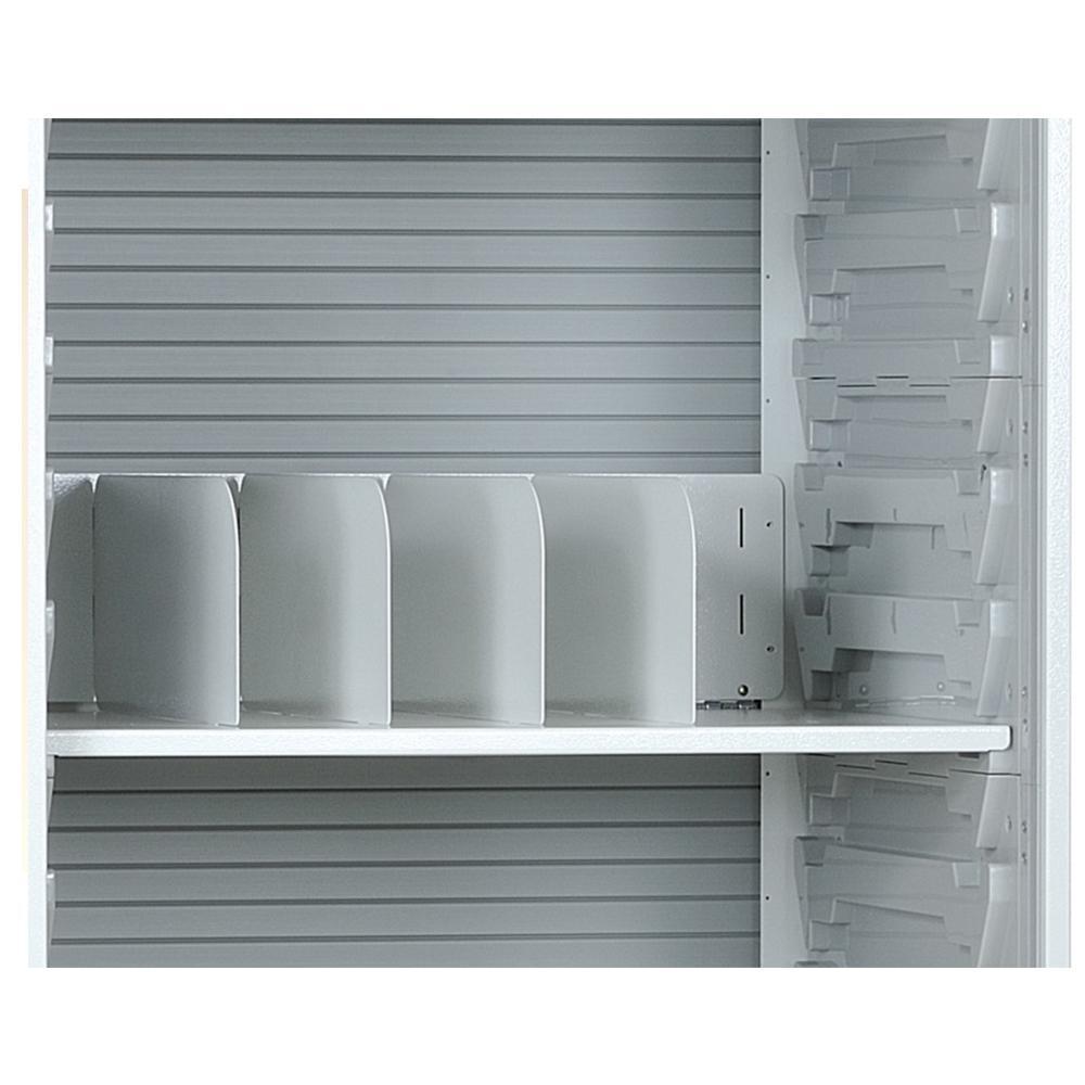 Clinicart One metal shelf w/ 4 adjustable dividers per set