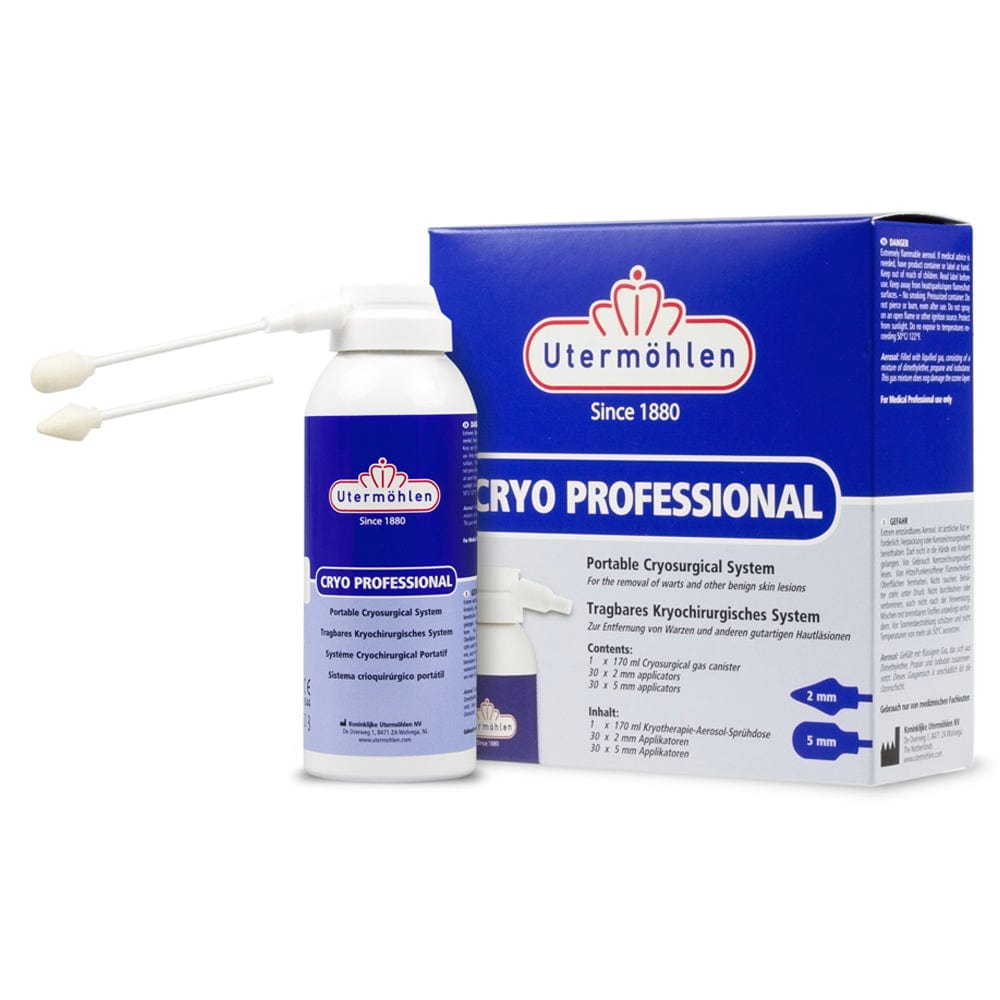 Cryo Professional Cryotherapy UTM0171 - 30 x 2mm & 30 x 5mm Applicators Cryo Professional 170ml with Applicators