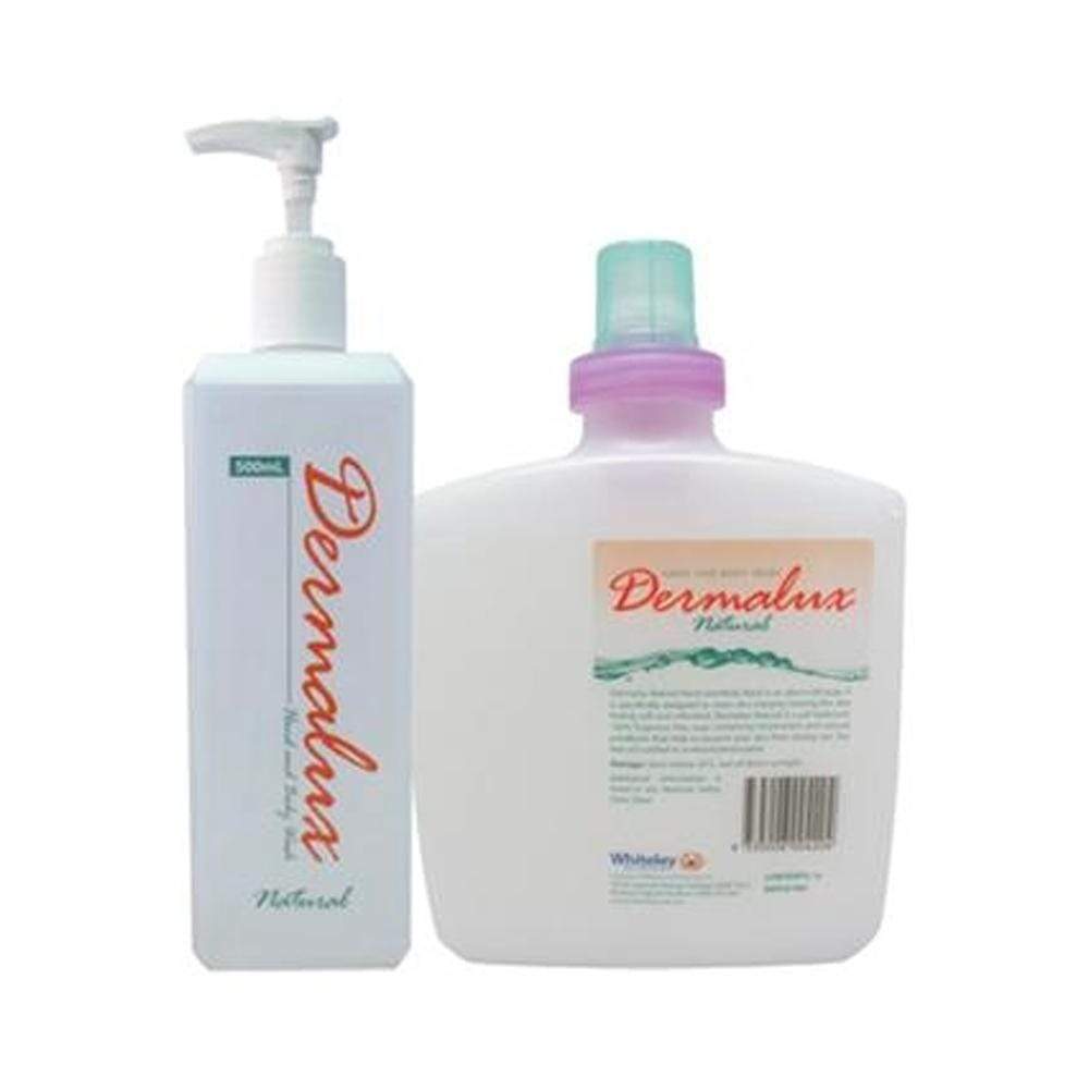 Dermalux Natural Hand Soap Fragrance &amp; Dye Free Hand &amp; Body Wash
