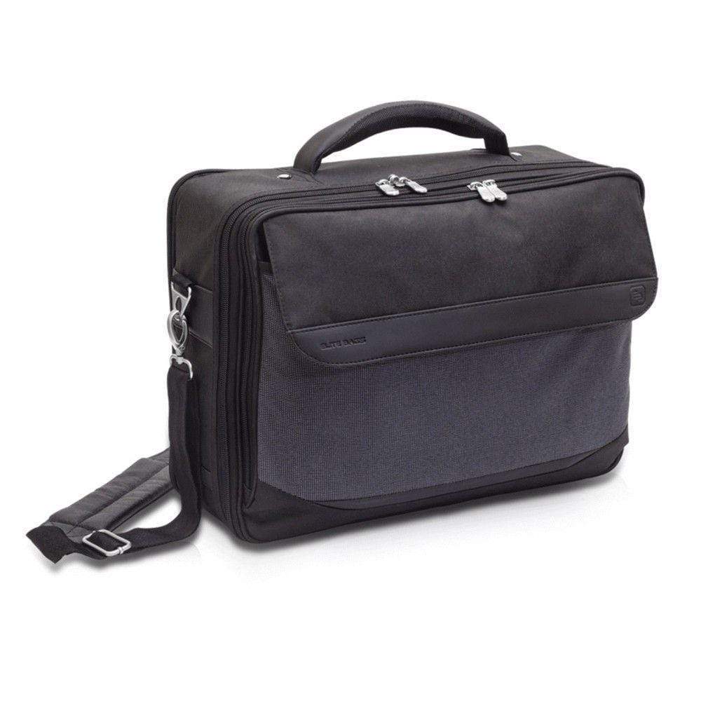 Elite Bags DOCTOR'S Bag in Black Twill Polyamide