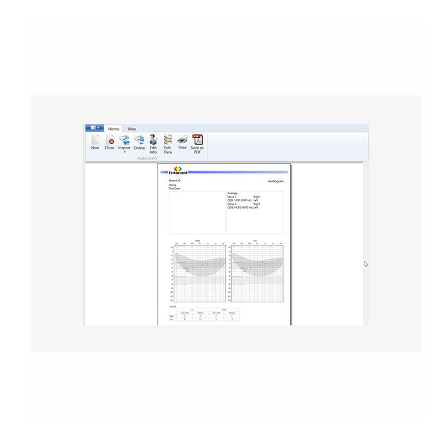 Entomed Tympanometer Software