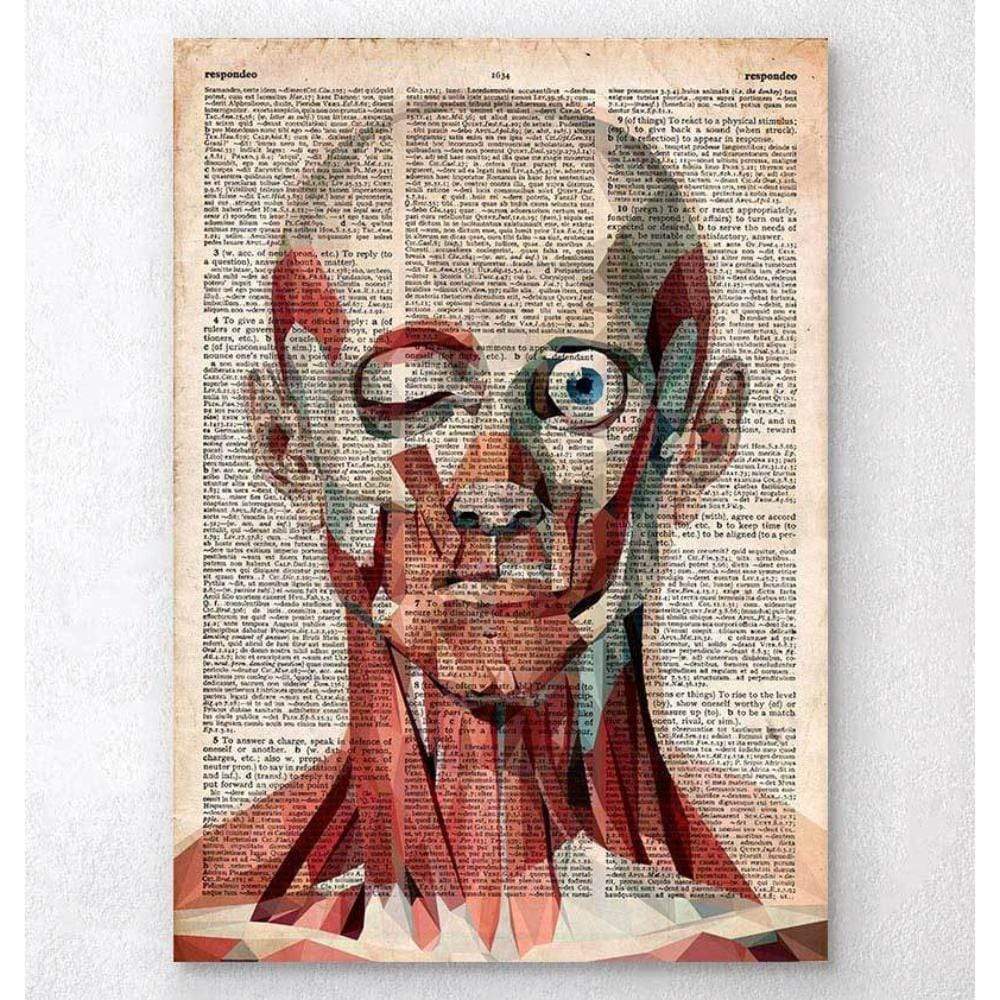 Geometric Face Anatomy Old Dictionary Page