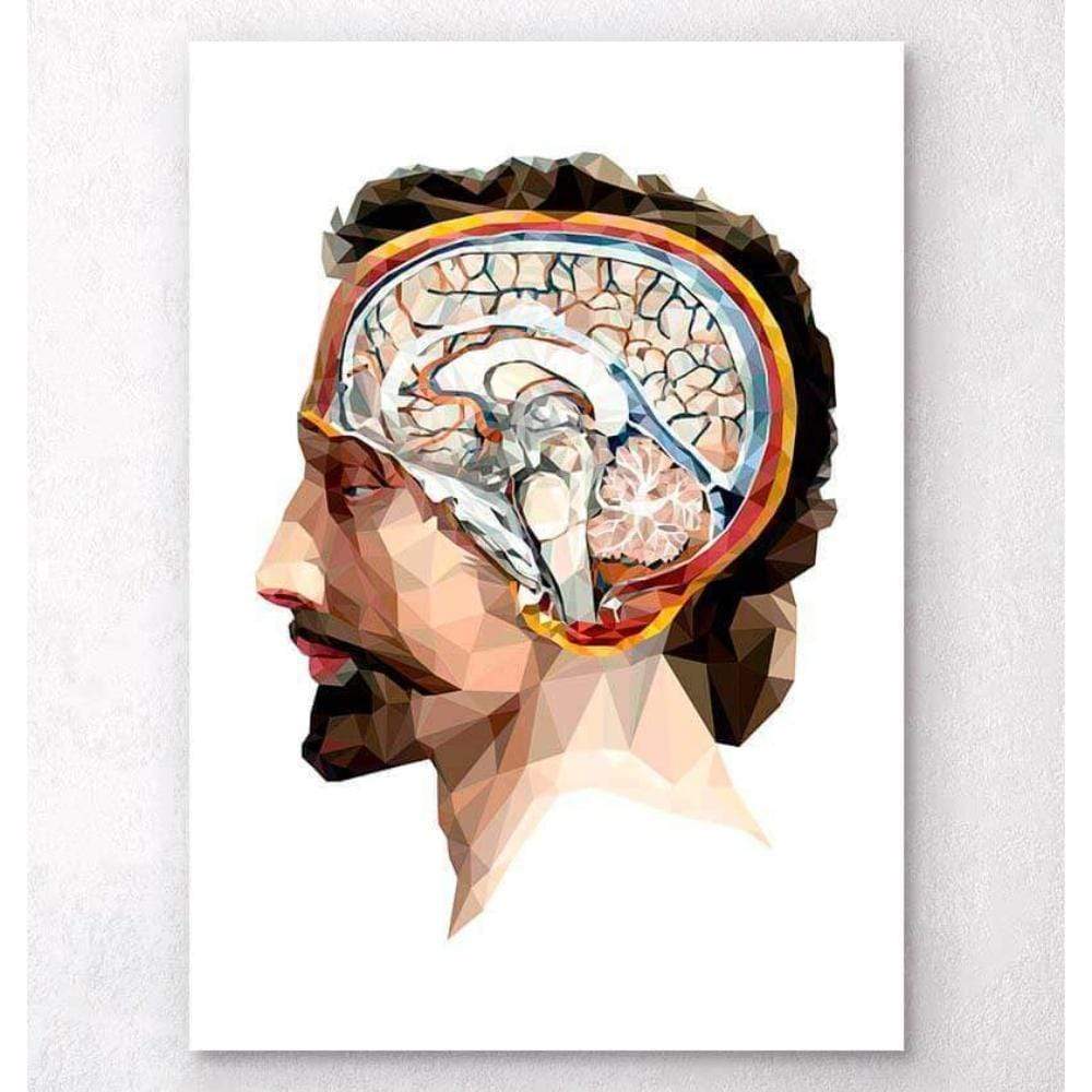 Geometrical Head And Brain II