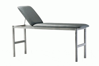 Heavy Duty Exam Couch 250kg SWL Grey Vinyl 1004