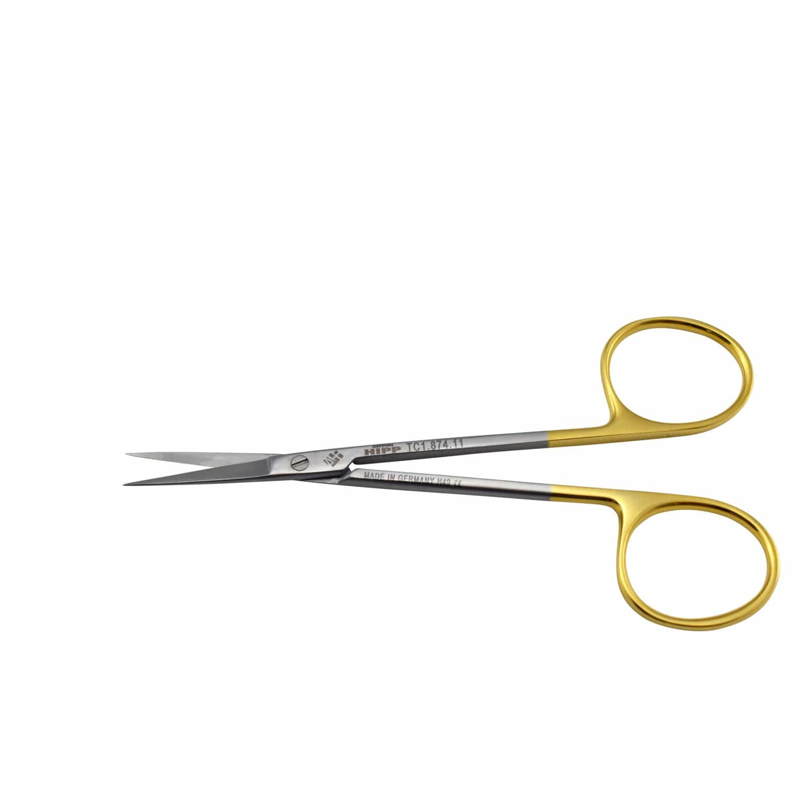 Hipp Surgical Instruments 11cm / Straight / TC Hipp Iris Scissors