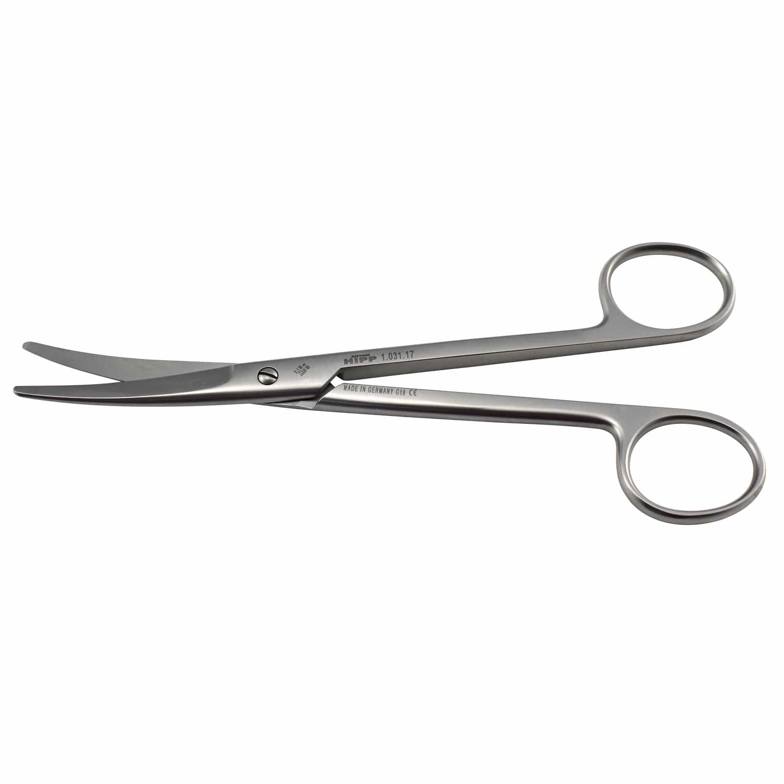 Hipp Surgical Instruments 18cm / Curved / Standard Hipp Mayo Scissors