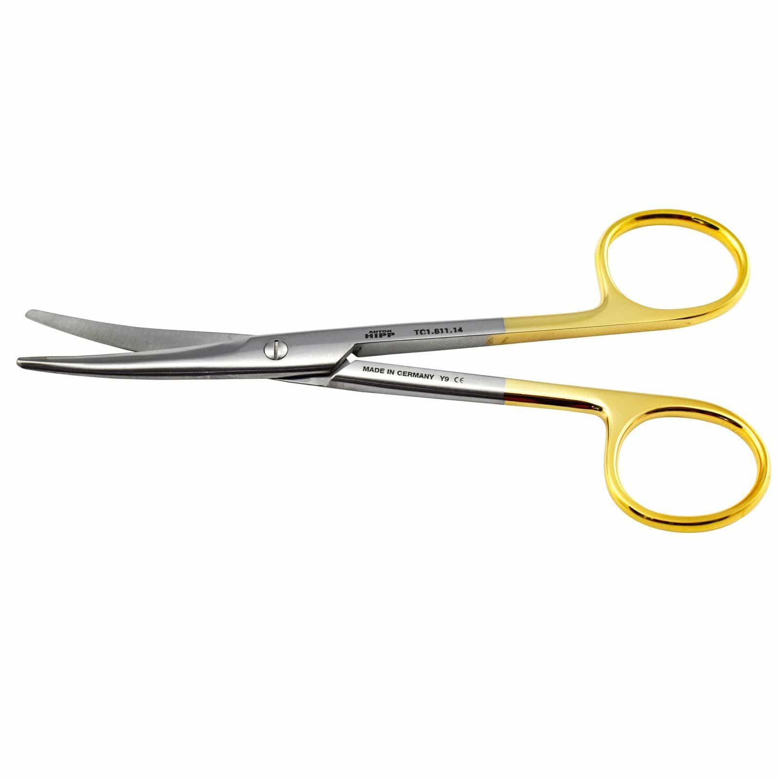 Hipp Surgical Instruments 14.5cm / Curved / TC Hipp Mayo Scissors