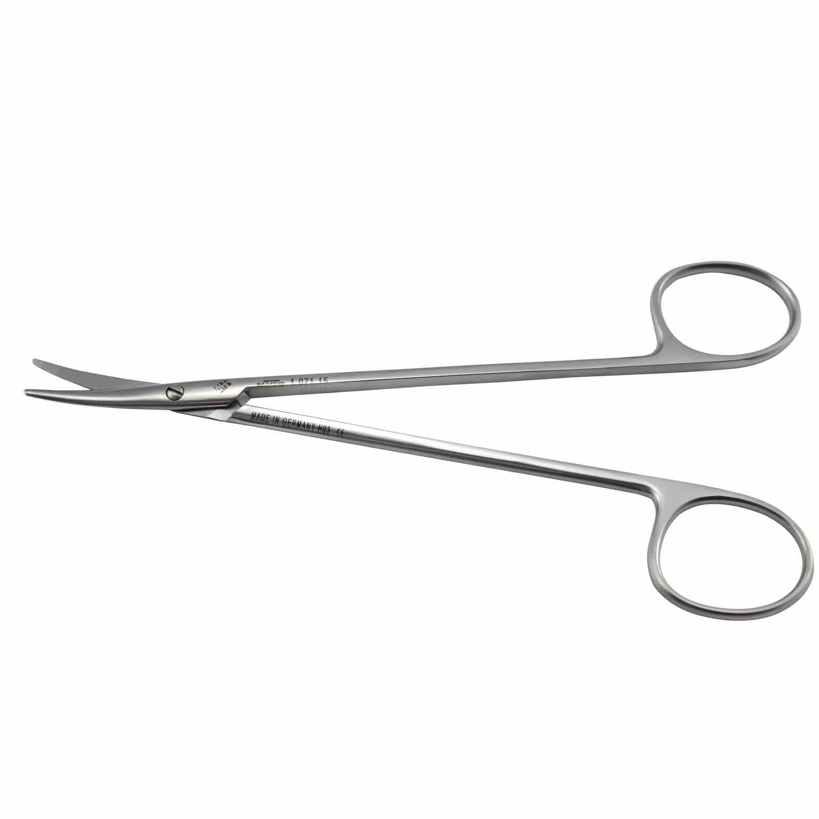 Hipp Surgical Instruments 15.5cm / Curved / Blunt/Blunt Hipp Metzenbaum Scissors