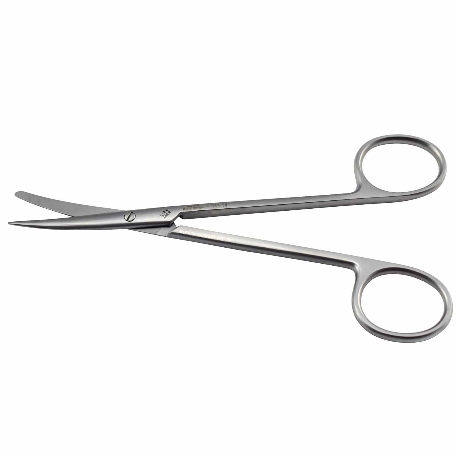 Hipp Surgical Instruments 14.5cm / Curved / Sharp/Blunt Hipp Metzenbaum Scissors