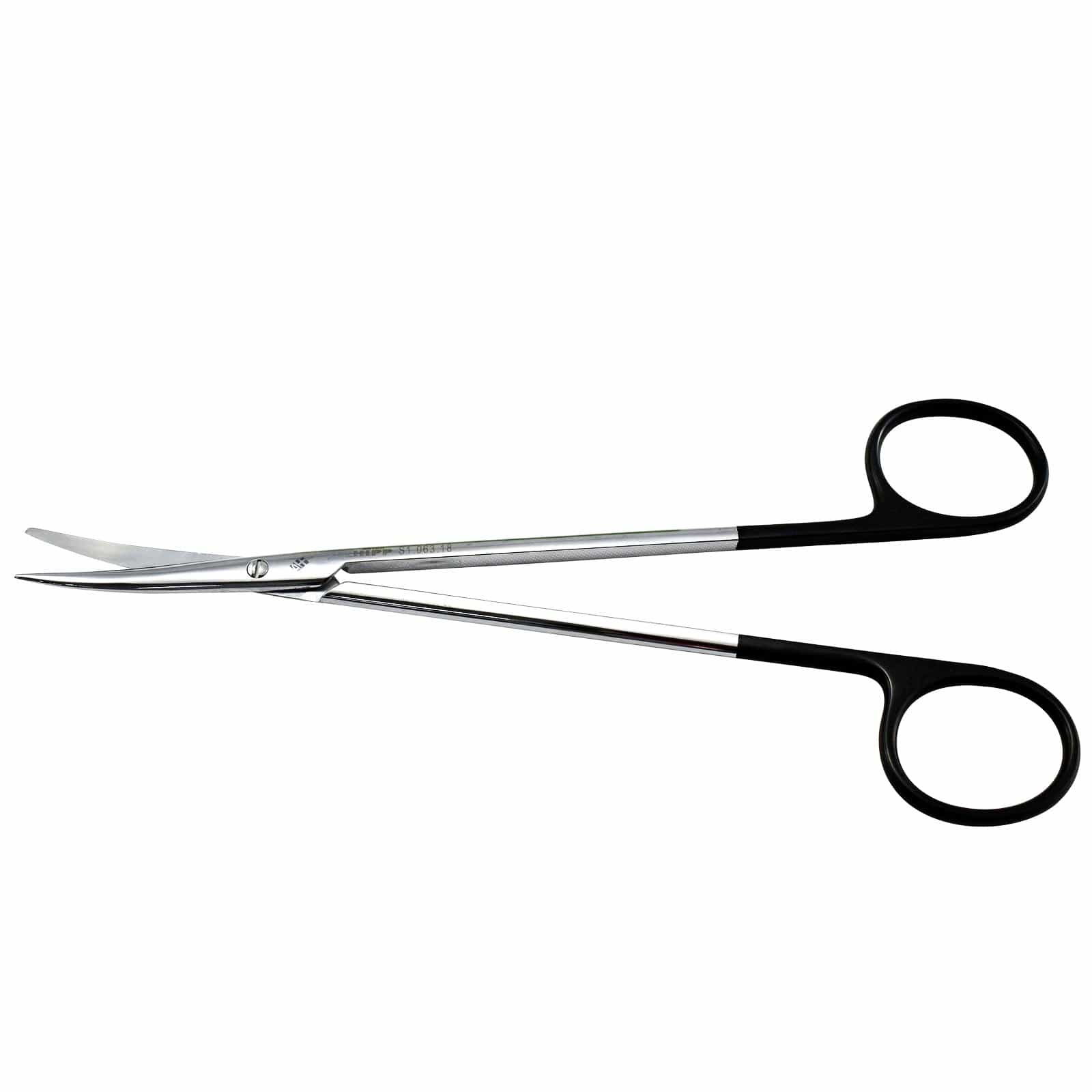 Hipp Surgical Instruments 18cm / Curved + Supercut / Sharp/Blunt Hipp Metzenbaum Scissors