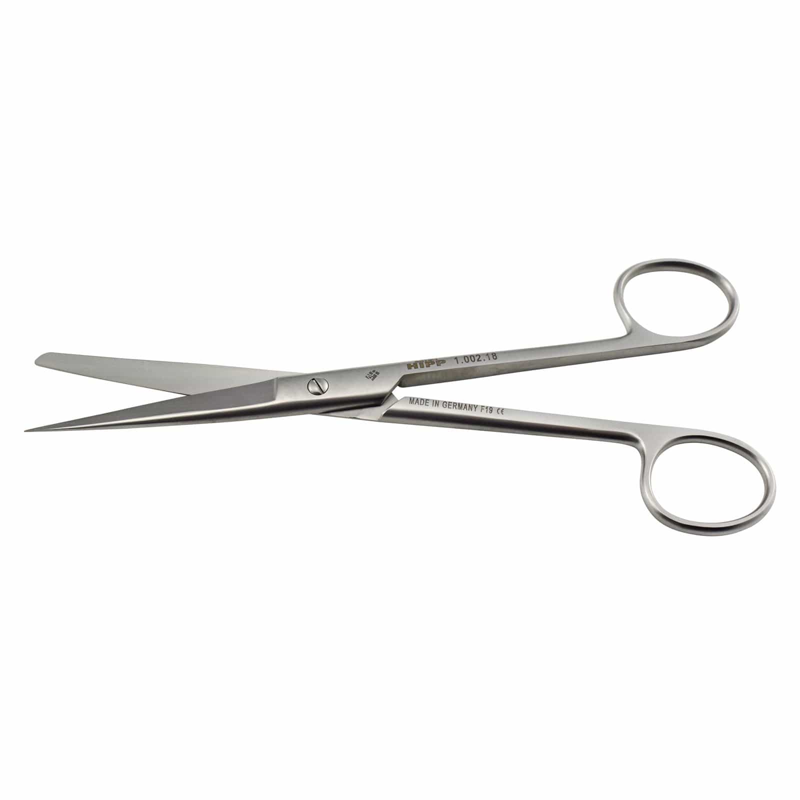 Hipp Surgical Instruments 18cm / Straight / Sharp/Blunt Hipp Surgical Scissors