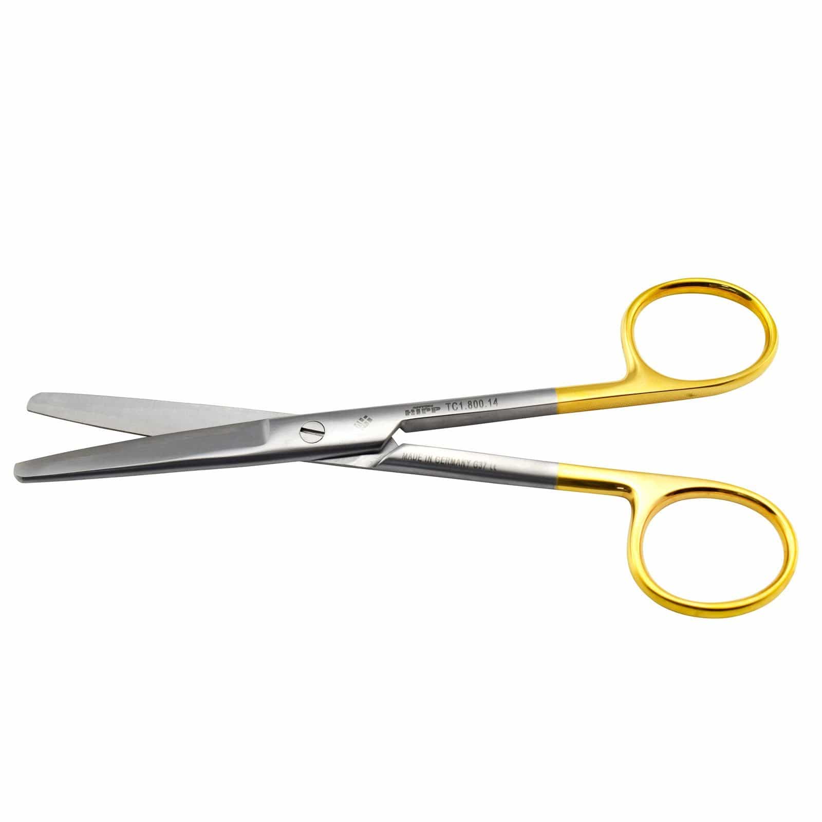 Hipp Surgical Instruments 14.5cm / Straight +TC / Blunt/Blunt Hipp Surgical Scissors