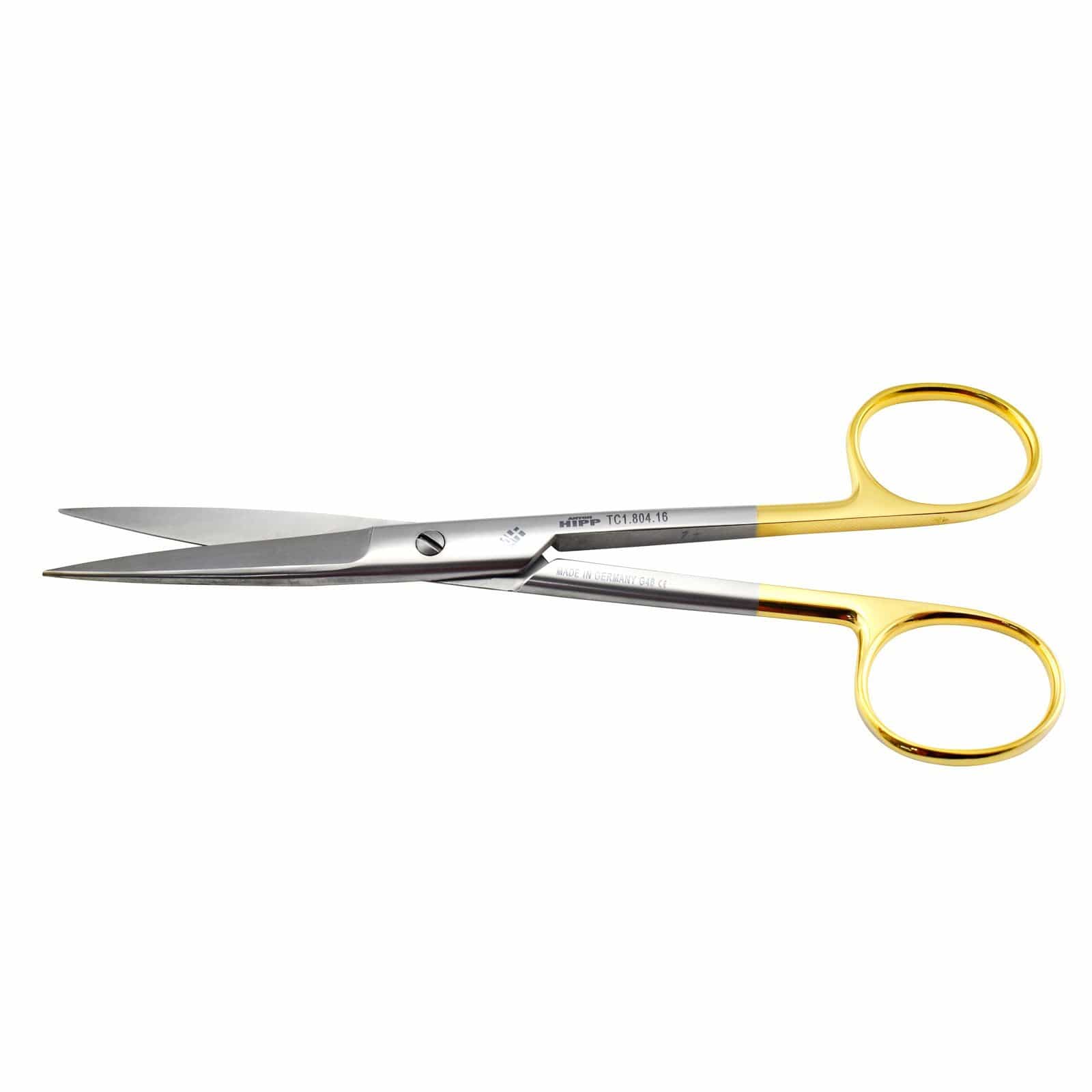 Hipp Surgical Instruments 16.5cm / Straight +TC / Sharp/Sharp Hipp Surgical Scissors
