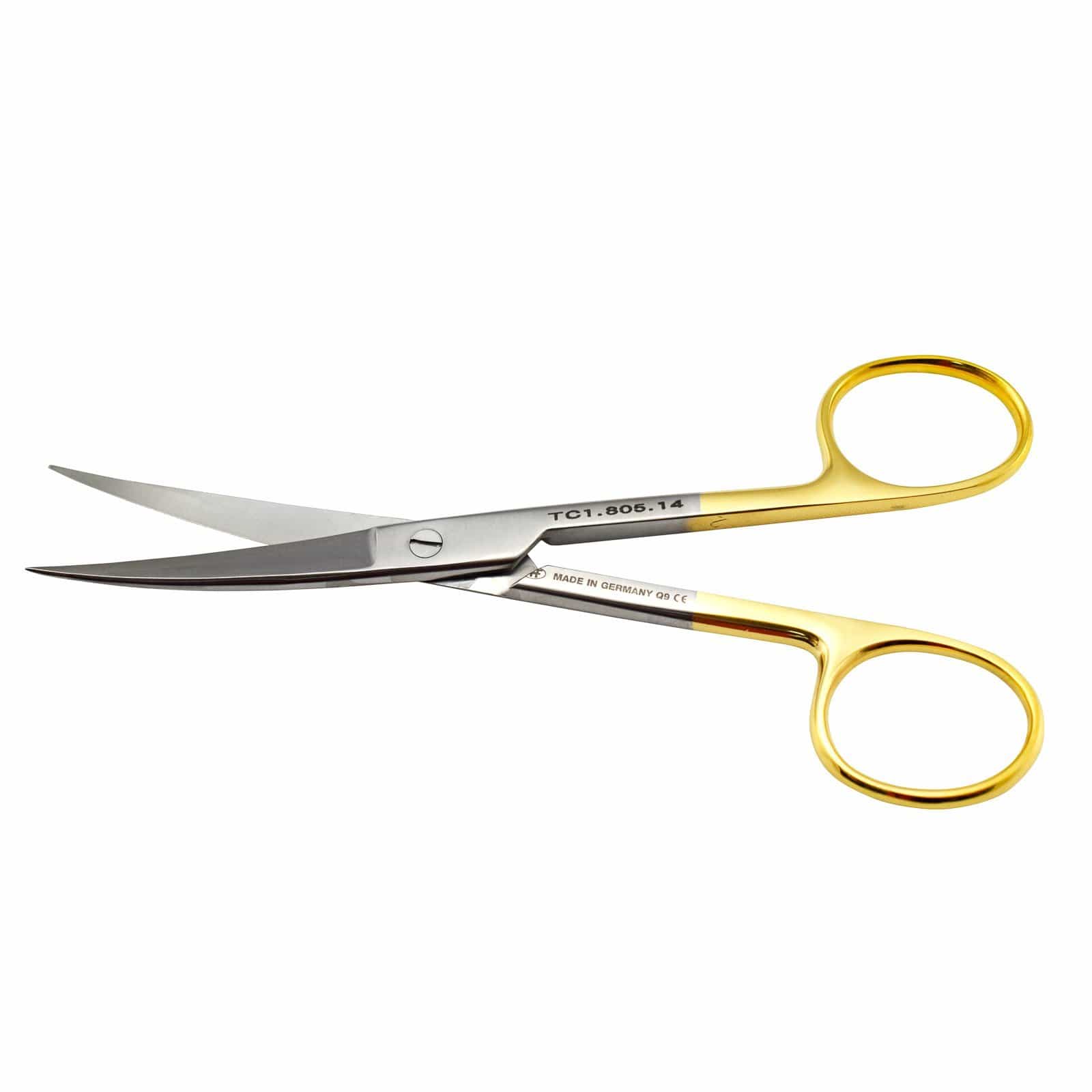 Hipp Surgical Instruments 14.5cm / Curved + TC / Sharp/Sharp Hipp Surgical Scissors