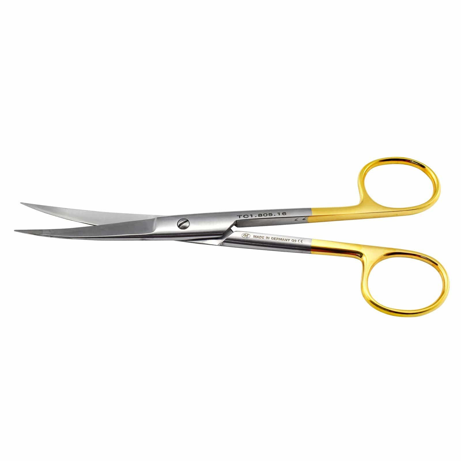 Hipp Surgical Instruments 16.5cm / Curved + TC / Sharp/Sharp Hipp Surgical Scissors