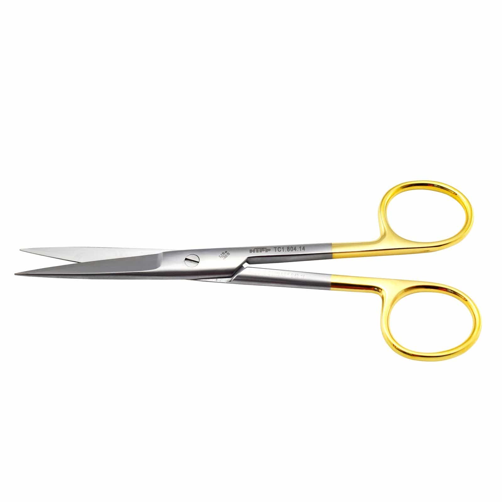Hipp Surgical Instruments 14.5cm / Straight +TC / Sharp/Sharp Hipp Surgical Scissors