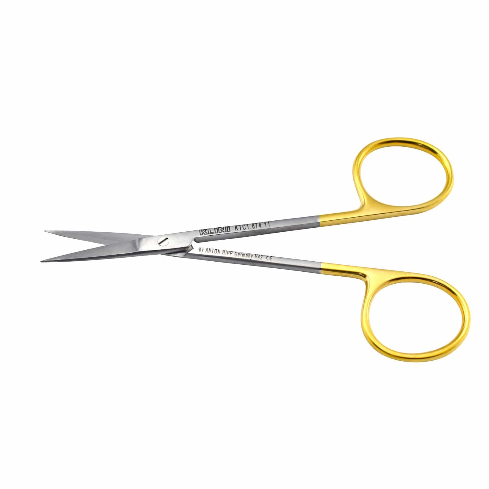 Klini Surgical Instruments 11cm / Straight / TC Klini Iris Scissors