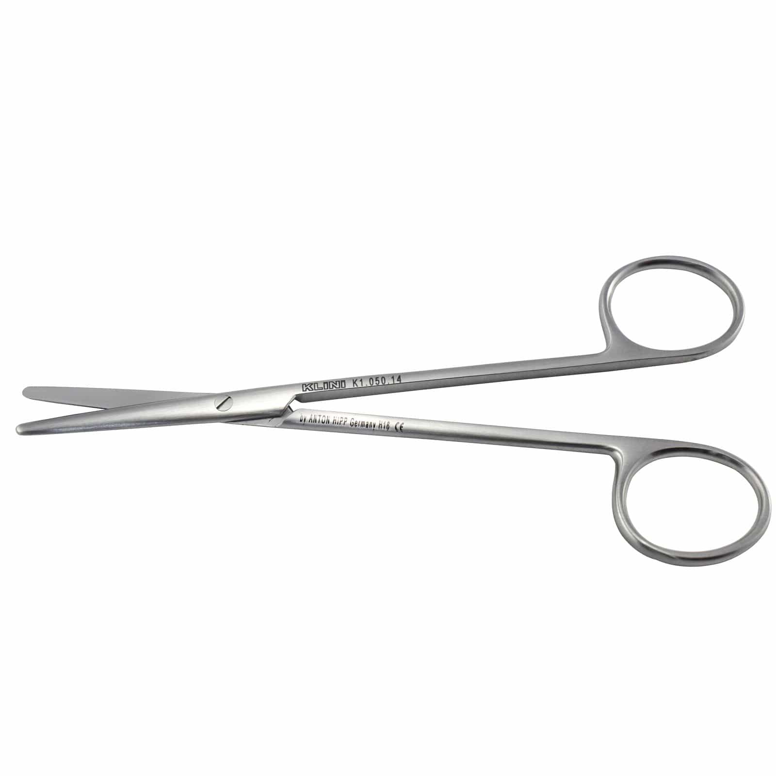 Klini Surgical Instruments 14cm / Straight / Blunt/Blunt Klini Metzenbaum Scissors