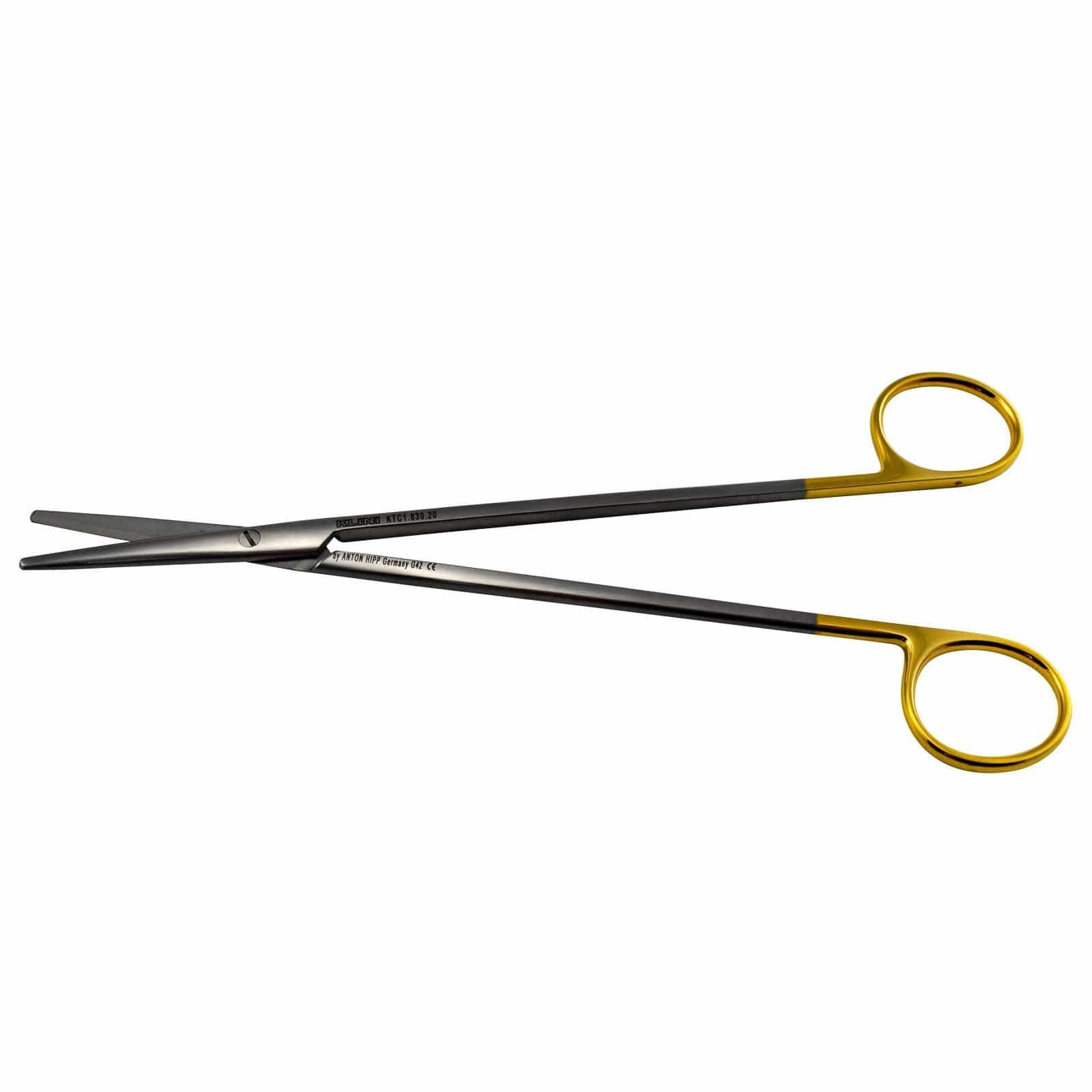 Klini Surgical Instruments 20cm / Straight + TC / Blunt/Blunt Klini Metzenbaum Scissors