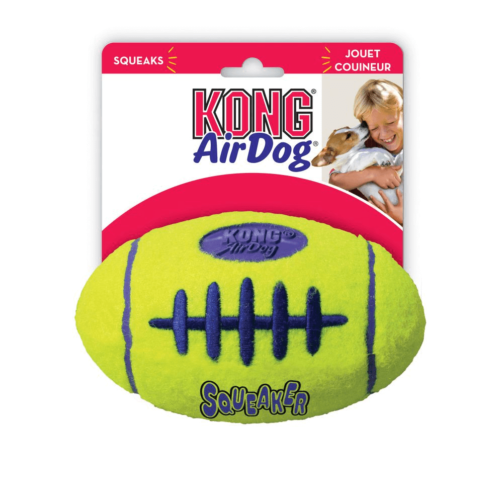 KONG - AirDog - Squeaker Football - Small