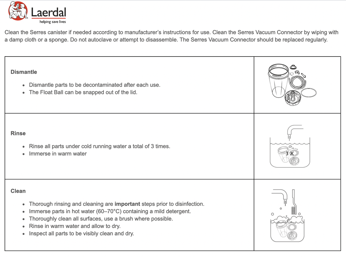 Laerdal Suction Unit with Reusable Canister