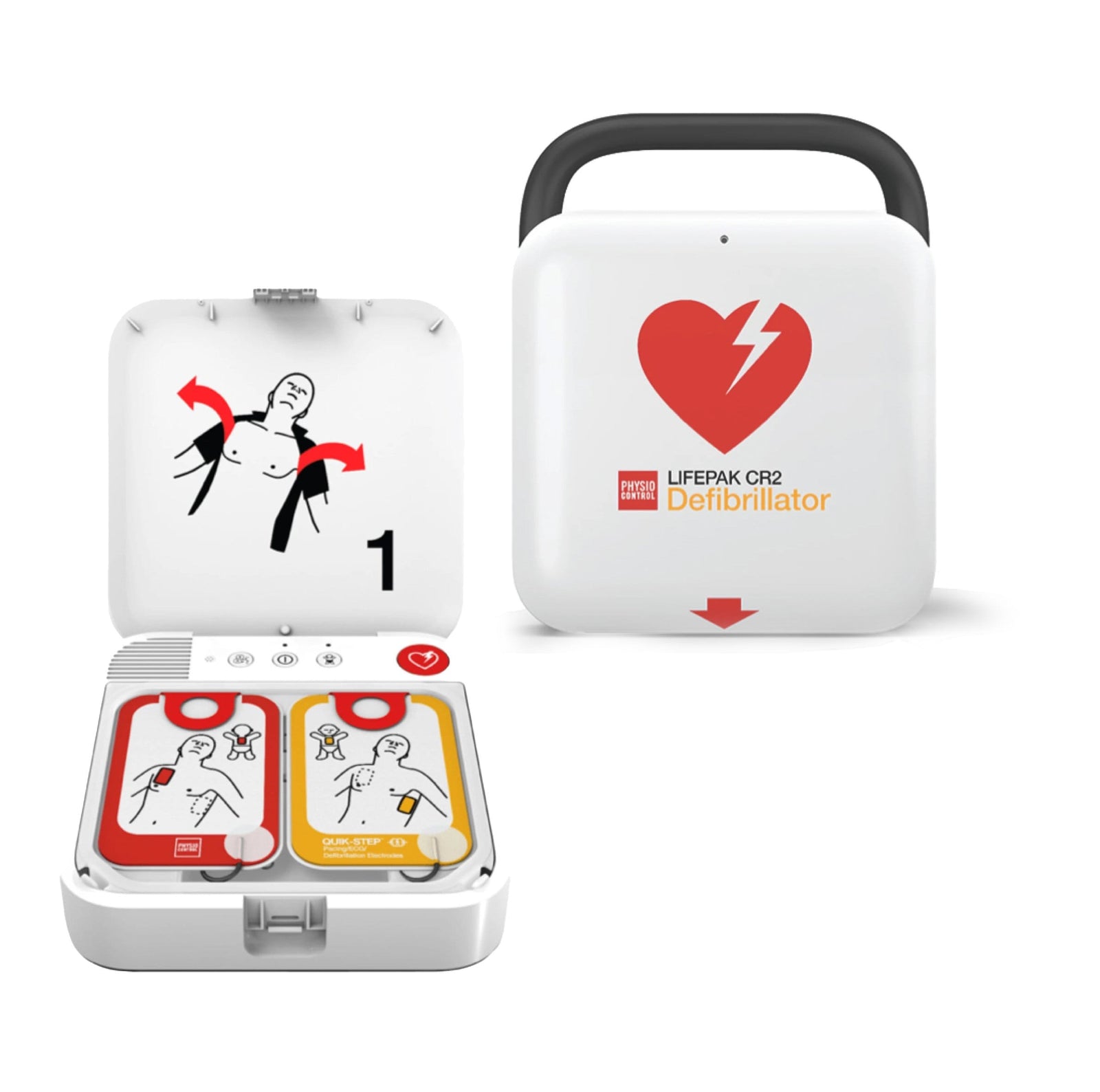 LIFEPAK CR2 Fully-Automatic Defibrillator AED
