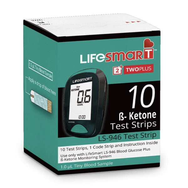 LifeSmart Twoplus Ketone Test Strips Box10 Vet Equip Australia