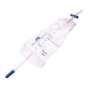 MDevice Leg Bag - T-TAP Non-Return Valve with Bonded Step Connector and Silicone Straps
